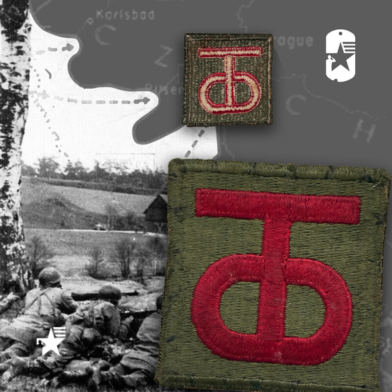 Originální  nášivka US 90. pěší divize